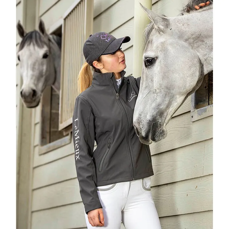 LeMieux Team Soft Shell Jacket Grey